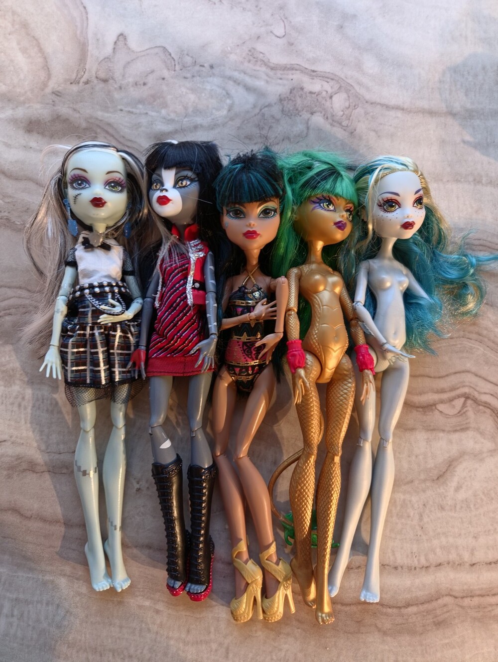 Lot Of Monster High Project Dolls G1 Mattel